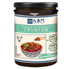 MENDO FOOD Chilipaste m. Rindfleisch & Bambussprossen 190 g