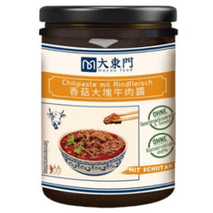 MENDO FOOD Chilipaste m. Rindfleisch & Shiitake 190 g
