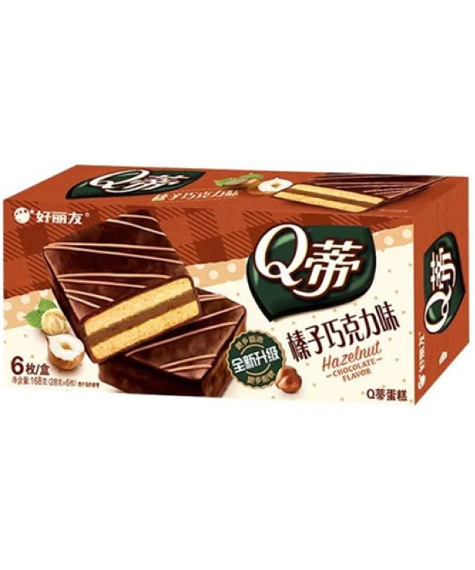 MHD:12.01.2023 ORION Q Schoko-Pie Haselnuss 168 g