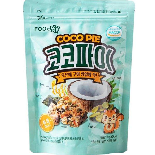 MHD: 23.08.2023 Foodzone Coco Pie Brauner Reis Snack 70 g