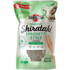 Miyata Shirataki Spaghetti Style Konjac Flour Pasta with Seaweed Flavour 270g
