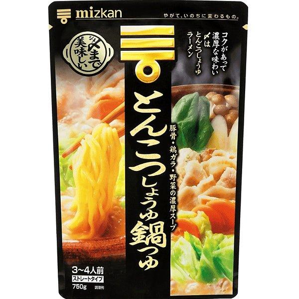 Mizkan Heißer-Topf-Suppenbasis Tonkotsu-Shoyu Nabe 750 g