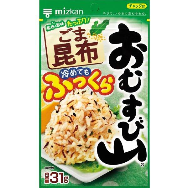 Mizkan Omusubi Yama Furikake Reisgewürz, Goma Konbu, Sesam Seetang 31 g