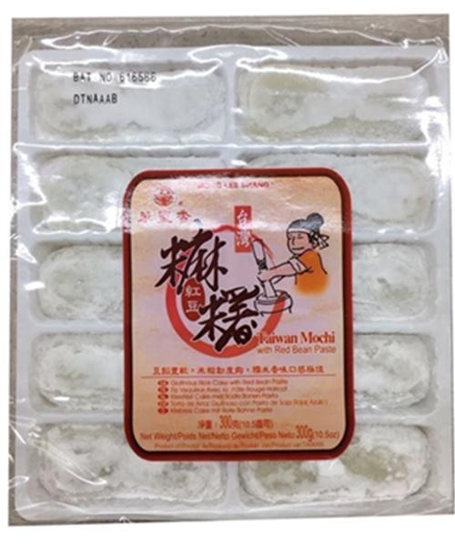 MONG LEE SHANG Mochi mit Roter Bohnenpaste 300 g