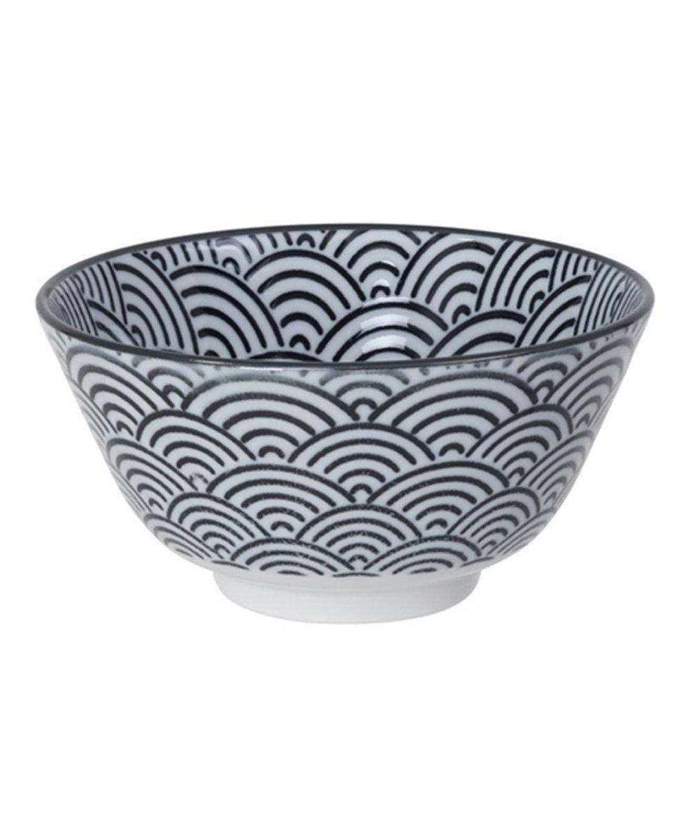 Nippon Black Rice Schüssel Wave 12 cm x 6.4 cm