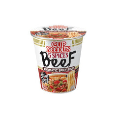 Nissin Becher Instantnudeln Würzige Rindernudeln 65 g