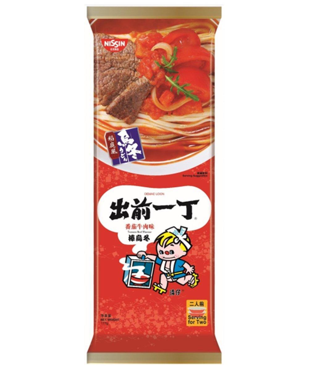 Nissin Damae Udon Rindfleisch & Tomaten 177 g MHD: 15.07.2023
