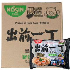Nissin Demae Ramen Black garlic Oil Tonkotsu 30 x 100 g 1box