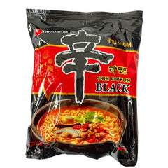 Nongshim Shin Ramyun, Premium Mild Würzig, schwarz 130 g