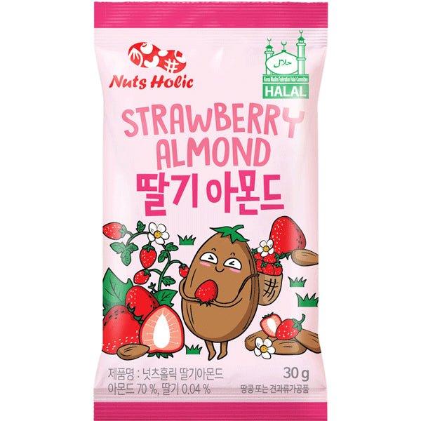 Nuts Holic Geröstete Mandel Erdbeere 30 g