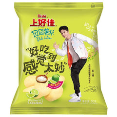 OISHI Kartoffelchips Limettensalz Aroma 50 g