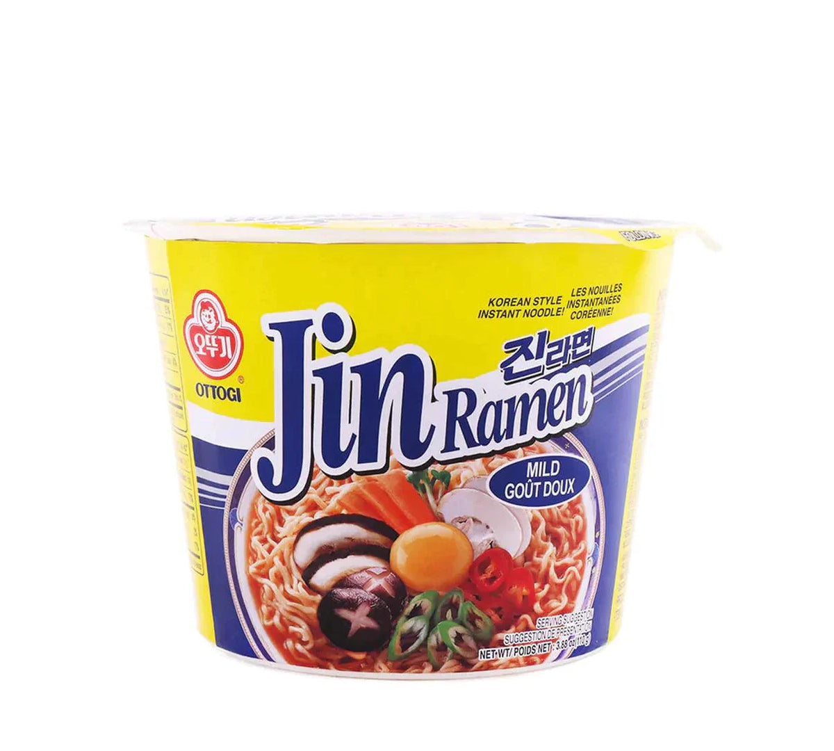 Ottogi Jin Ramen Mild Becher 65 g