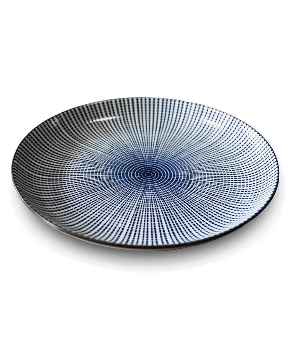 Platte Schale Tokusa blau Ø18 cm | H2,5 cm