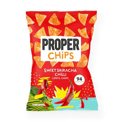 Proper Lentil Chips Sweet Sriracha Chilli 85 g