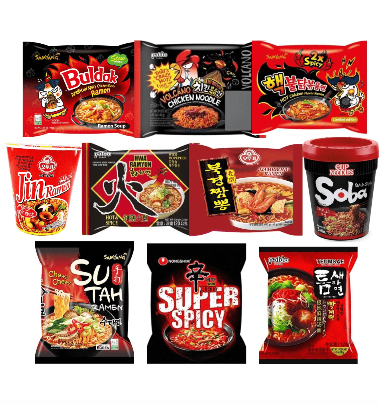 Ramen Spicy box 10er pack