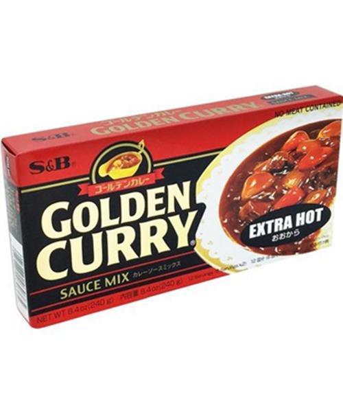 S & B Golden Curry Sauce extrascharf 220 g