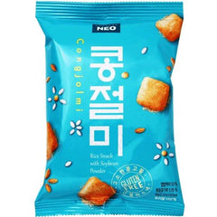 Samjin Kongjeolmi, Reis-Snack Sojabohne Pulver Fla. (Glutenfrei), 60 g