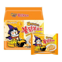 Samyang Buldak 4 Cheese Hot Chicken Ramen - MultiPack 4 x 150 g