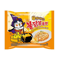 MHD:12.02.2025 Samyang Buldak 4 Käse Hot Chicken Ramen 145g