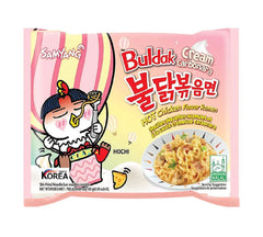 MHD:10.01.2024 Samyang Buldak Cream Carbonara Hot Chicken Ramen 140 g