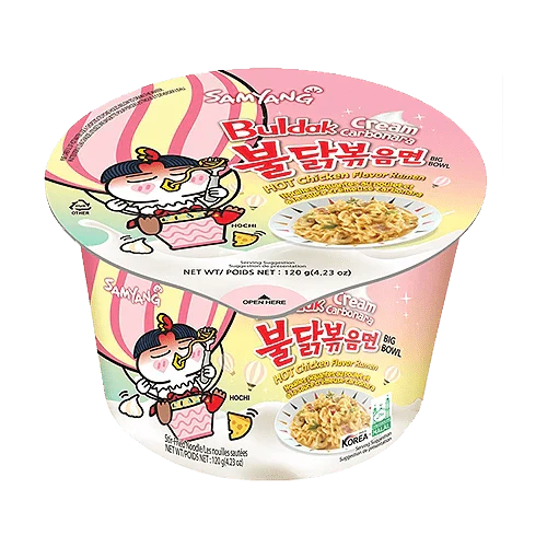 Samyang Buldak Cream Carbonara Hot Chicken Ramen Bowl  120 g