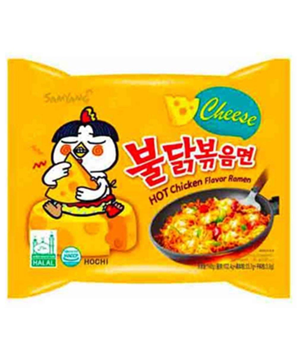 MHD:15.10.2024 Samyang Hot Chicken Ramen Käse Geschmack 140 g