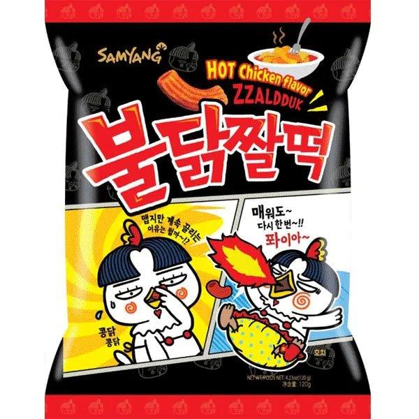 Samyang Hot Chicken Zzaldduk Topokki Tteokbokki Reiskuchen Snack 120 g