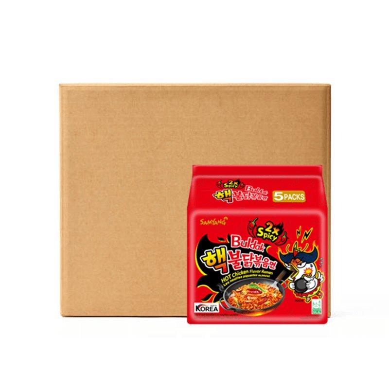 Samyang Instant Bratnudelne Super Hot Chicken - Ramen, Double Scharf Halal 8 x 5 x 140 g