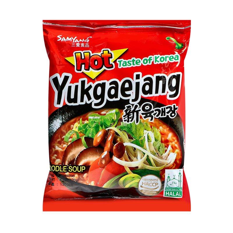 MHD:15.08.2024 Samyang Instant Noodle Yukgaejang Hot Mushroom 120 g