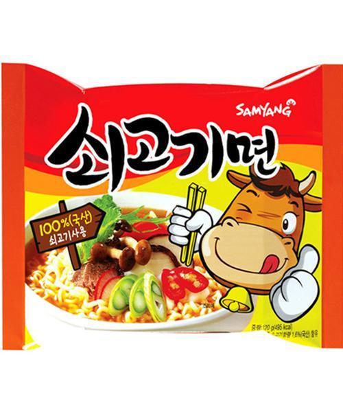 Samyang Instant-Nudelsuppe Rindgeschmack 120 g