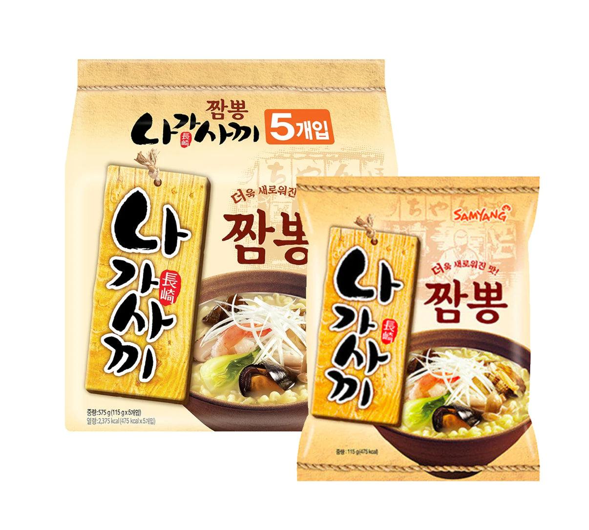 Samyang Nagasaki Champong (Korean Version) - MultiPack 5 x 115 g