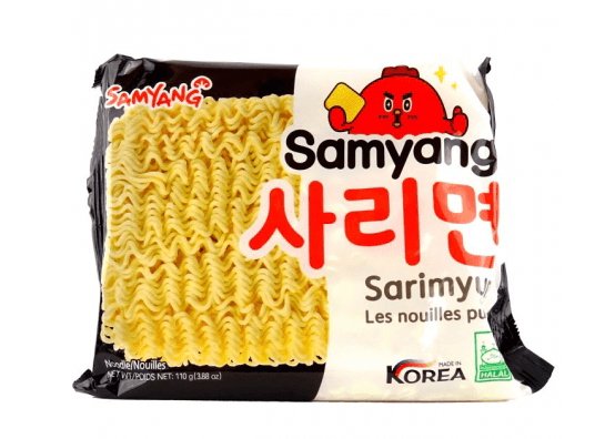 Samyang - Sarimyun - Koreanische Nudeln - Ramyun ohne Gewürze - 110 g