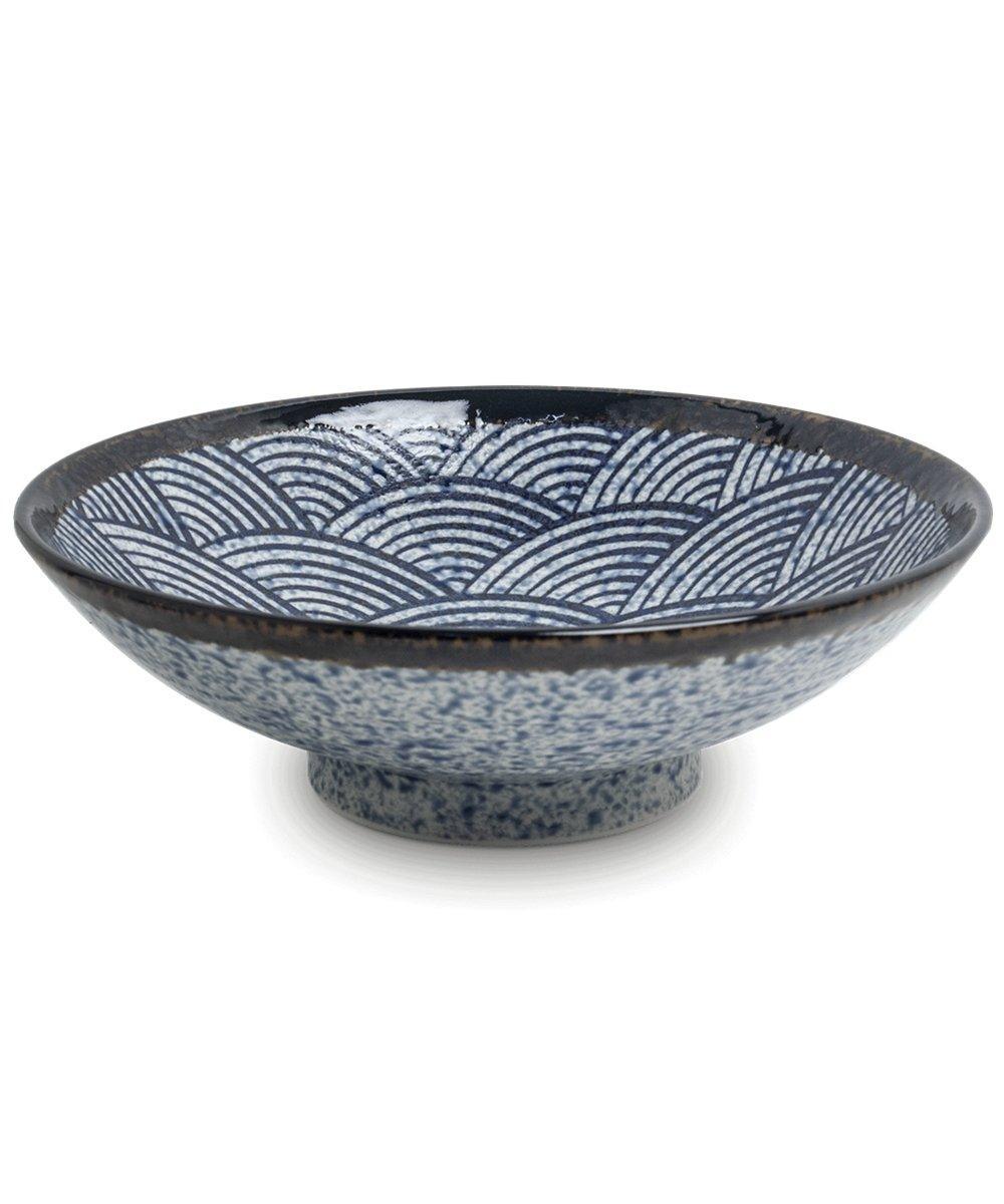 Schale Japanische Welle  24,5 x 8 cm
