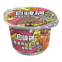 Selbstheizender Hot Pot Reis in einer Auflaufform (geschreddertes Schweinefleisch mit Fischgeschmack) 260 g