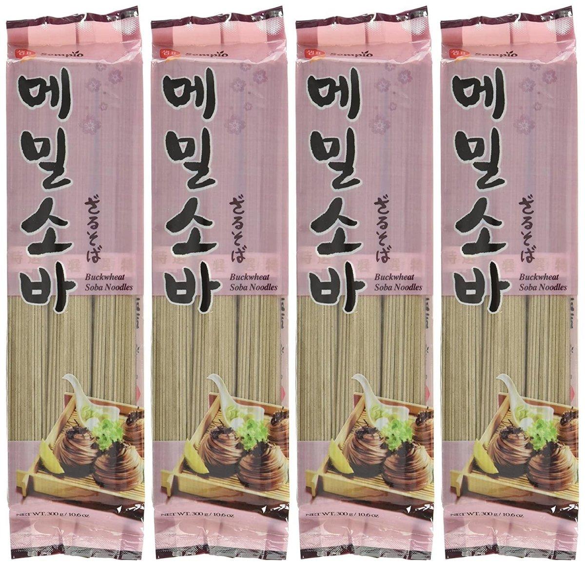 Sempio Buchweizennudeln Soba , 4er Pack 4 x 300 g