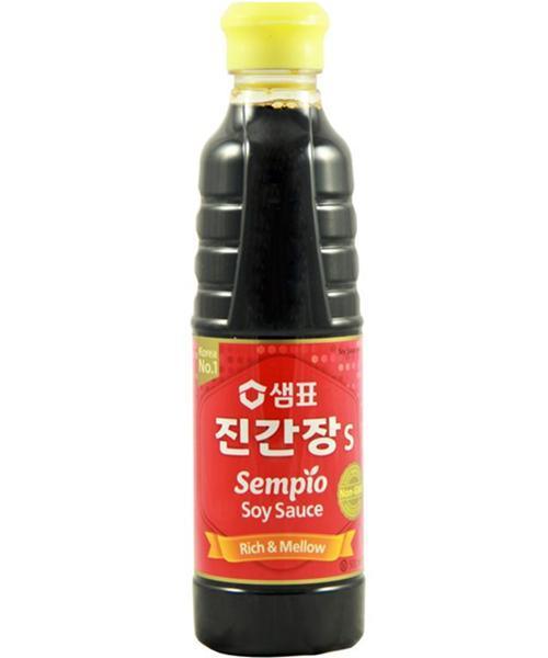Sempio Sojasauce dunkel Jin S PET 500 ml