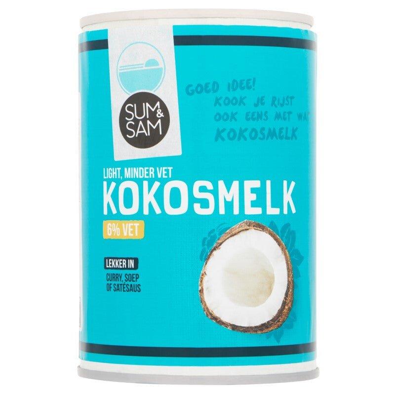 Sum & Sam Coconut milk Light 6 % fat 400 ml