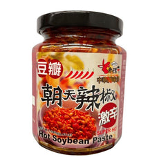 Sunnex Chilisauce mit Sojabohnen, superscharf 240 g