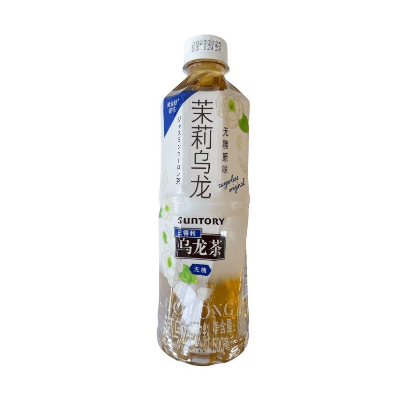 Suntory Oolong Cha Jasmin Oolong Teegetränk, zuckerfrei 500 ml