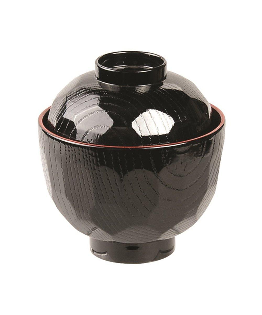 Suppe Schüssel Lacq W/Lid 9.5 x 10 cm Bl/Rd N75/B