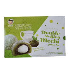 SZUSHENPO Mochi, Double Style, Grüner Tee mit cremiger Füllung 210g