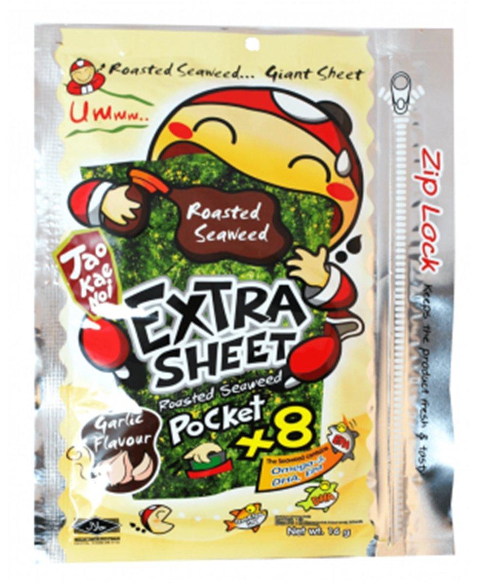 TAOKAENOI Seetang Extra Sheet Knoblauch 12