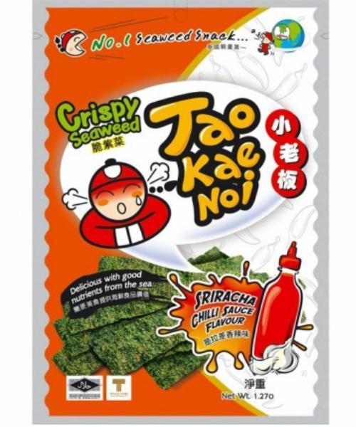 TAOKAENOI Seetangsnack Sriracha 32 g