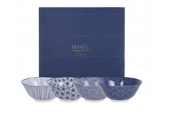 TDS, 4 Schalen Set, Nippon Blue, Ø 15,2 cm