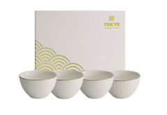 TDS, 4 Schalen Set, Nippon White, Ø 11,4 cm
