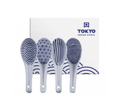 TDS, 4 Suppenlöffel Set, Nippon Blue, 13,8 cm