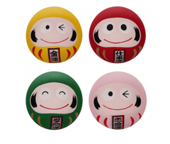 TDS, Glücksbringer Daruma, Dekoration, Ø6x6x6cm