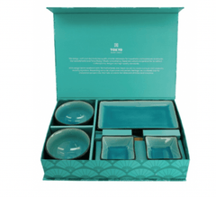 TDS, Sushi Set, Glassy Turquoise, 8tlg