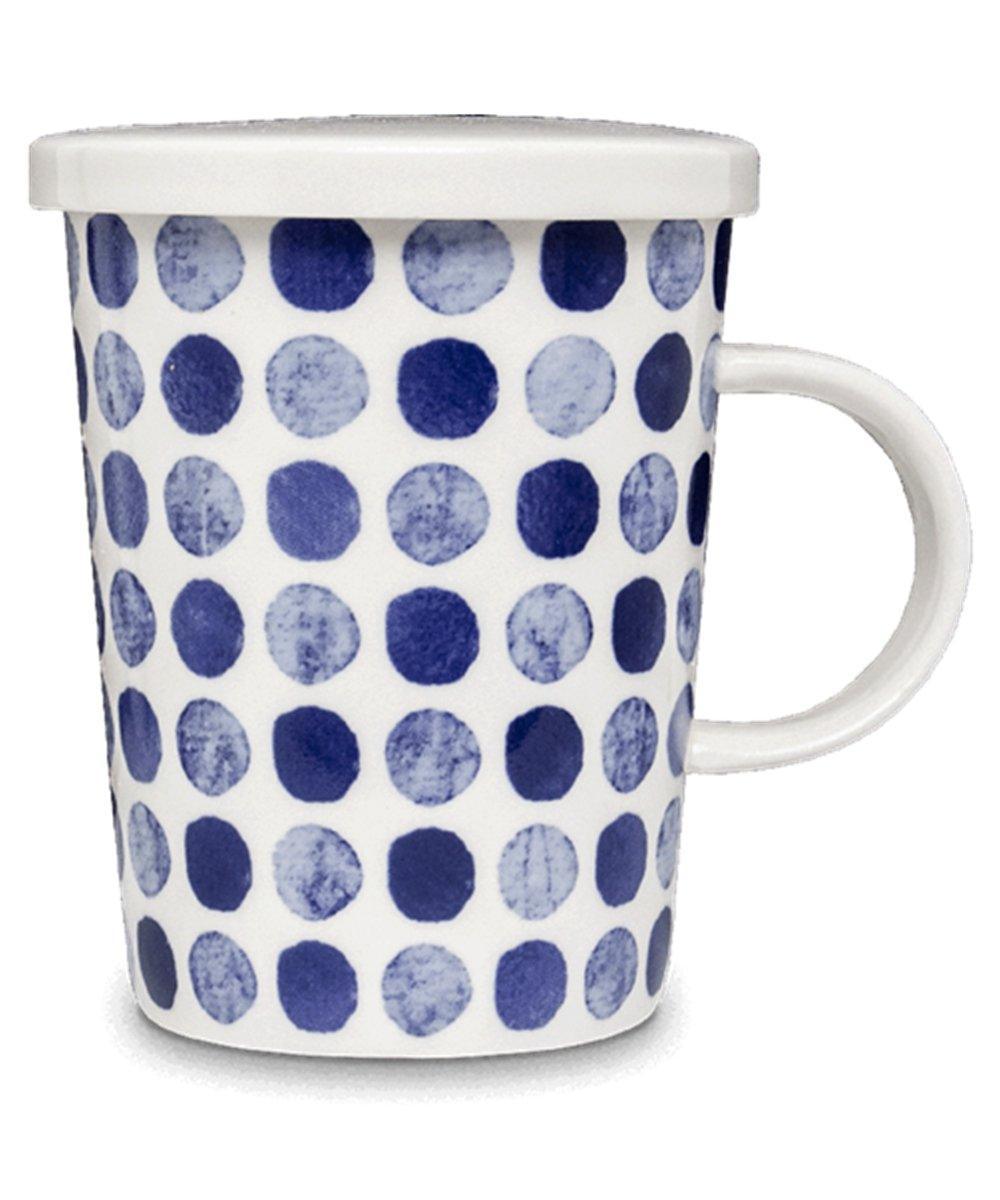 Teebecher mit Deckel & Filter 300 ml Punkt