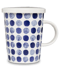 Teebecher mit Deckel & Filter 300 ml Punkt